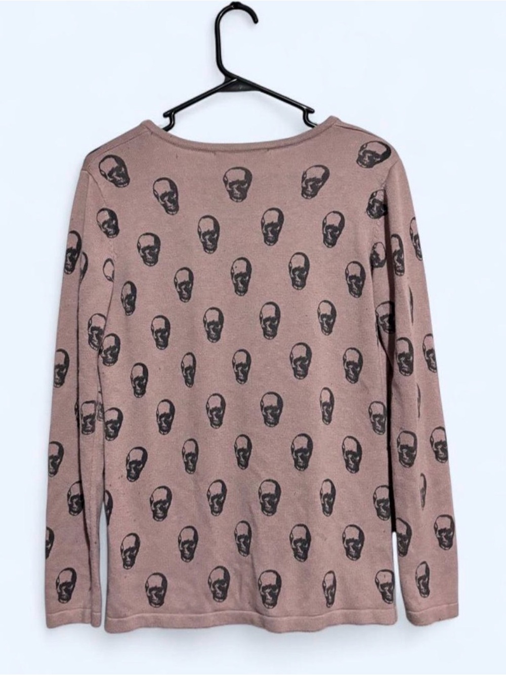Philosophy Mauve Skull Print Sweater - Picture 4 of 5